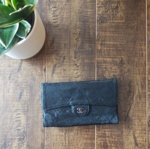 Beautiful Authentic Black Chanel Wallet